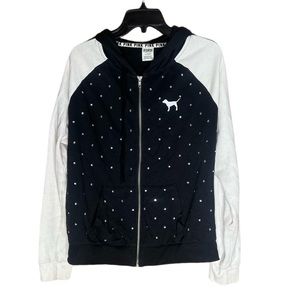 Victoria's Secret Pink Rhinestone Dog
Hoodie